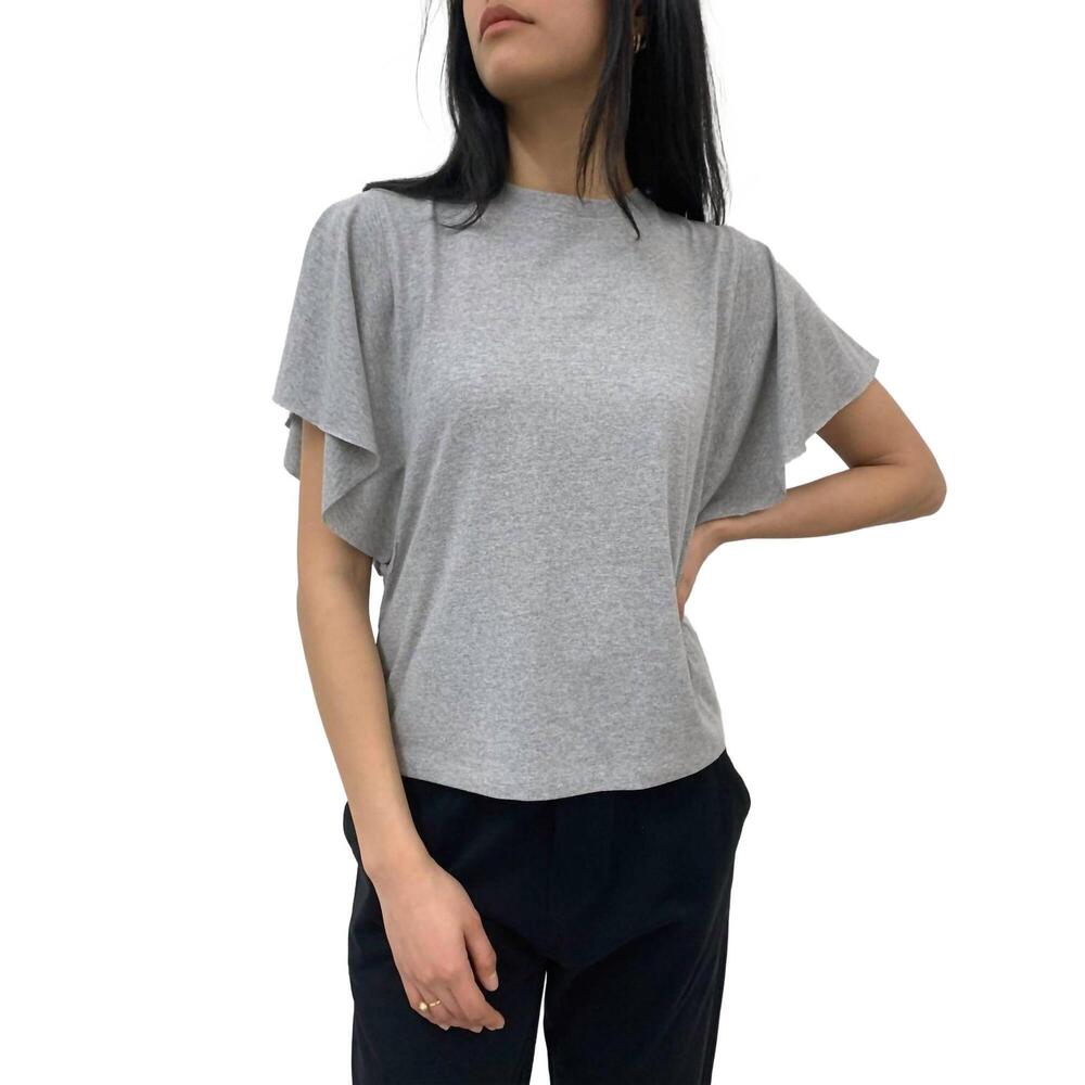NEW GREY STATE jo eco tee in eco grey